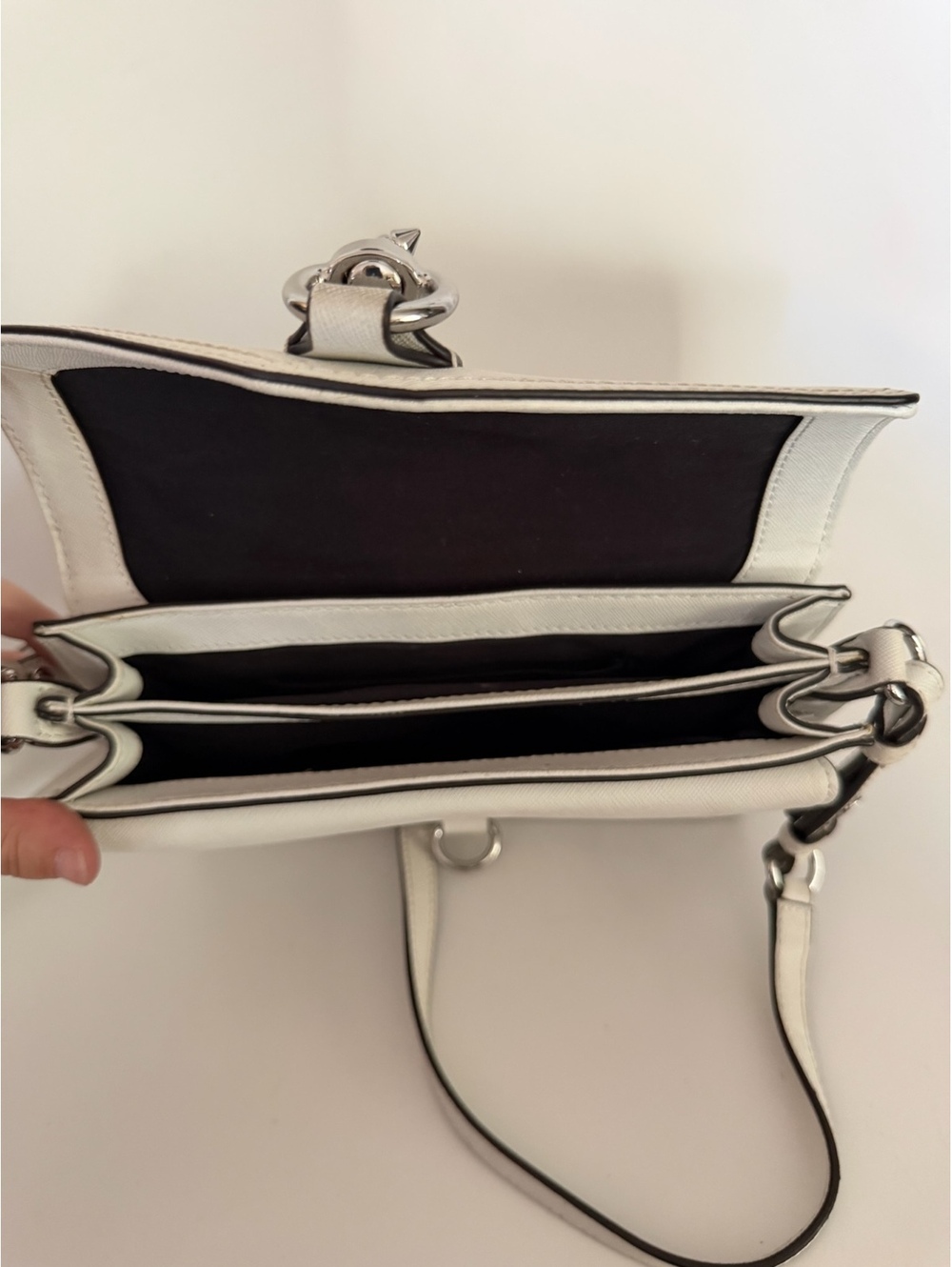Rebecca Minkoff white leather crossbody bag - Picture 3 of 6